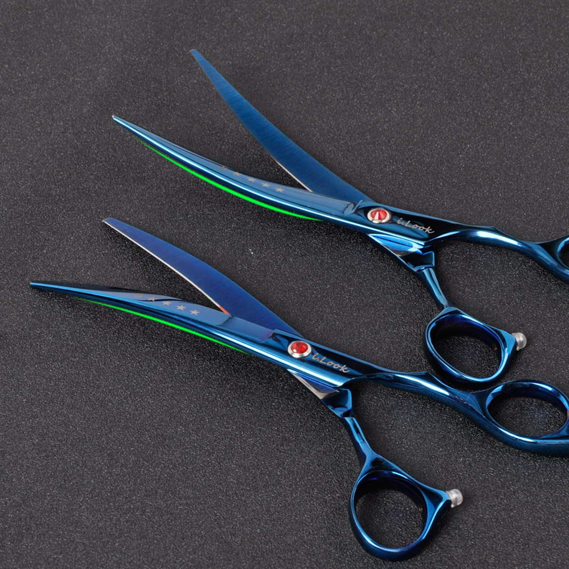 Blau 4 sets Haarscheren Effilierschere Friseurschere für HAUSTIER HUND