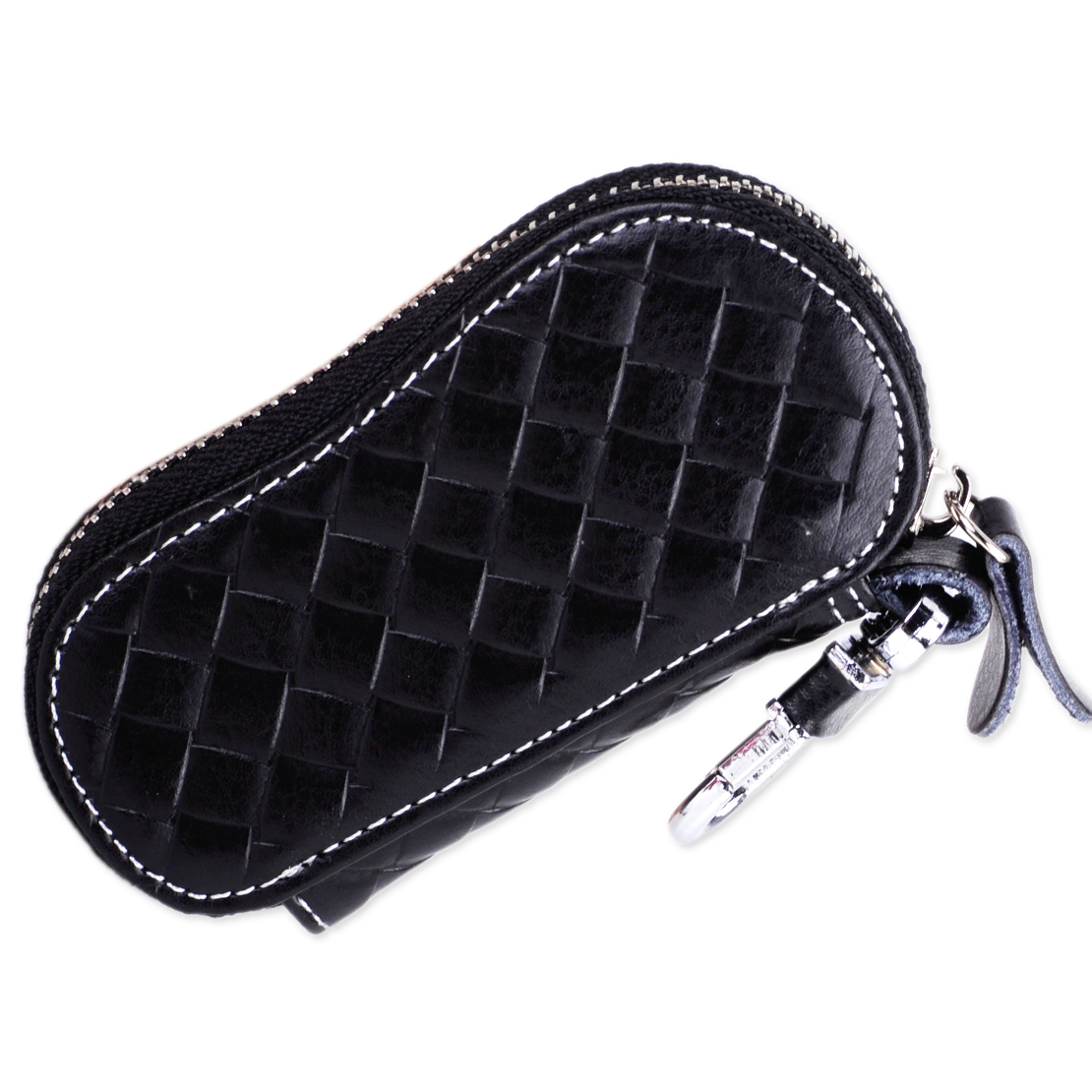 men's leather key pouch