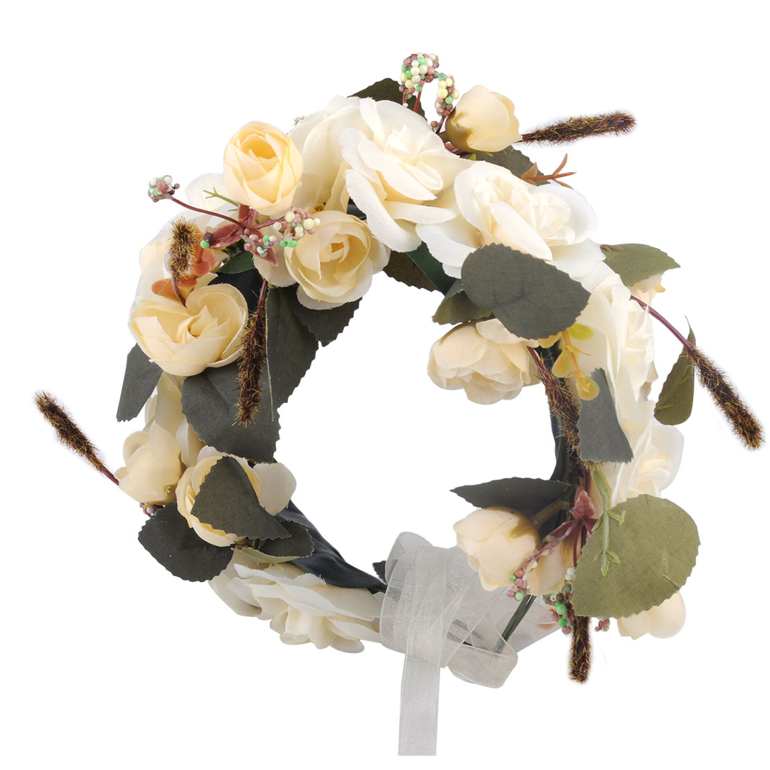 Girl Bride Wedding Beach Bohemia Garlands Floral Headband Flower  Hair Band