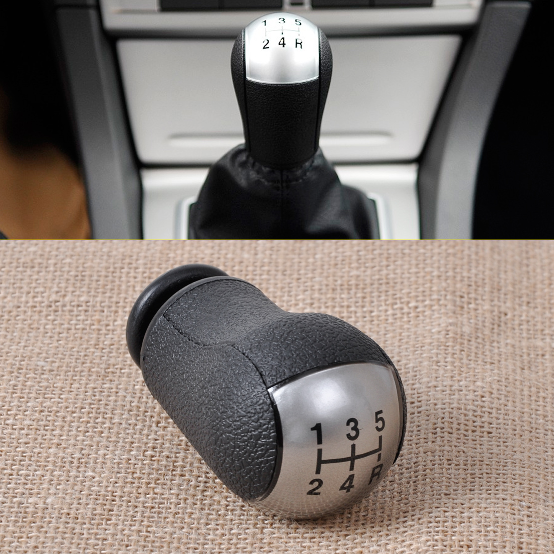 5 Speed MT Gear Stick Shift Knob Fit For Ford 20052010 Focus Mustang