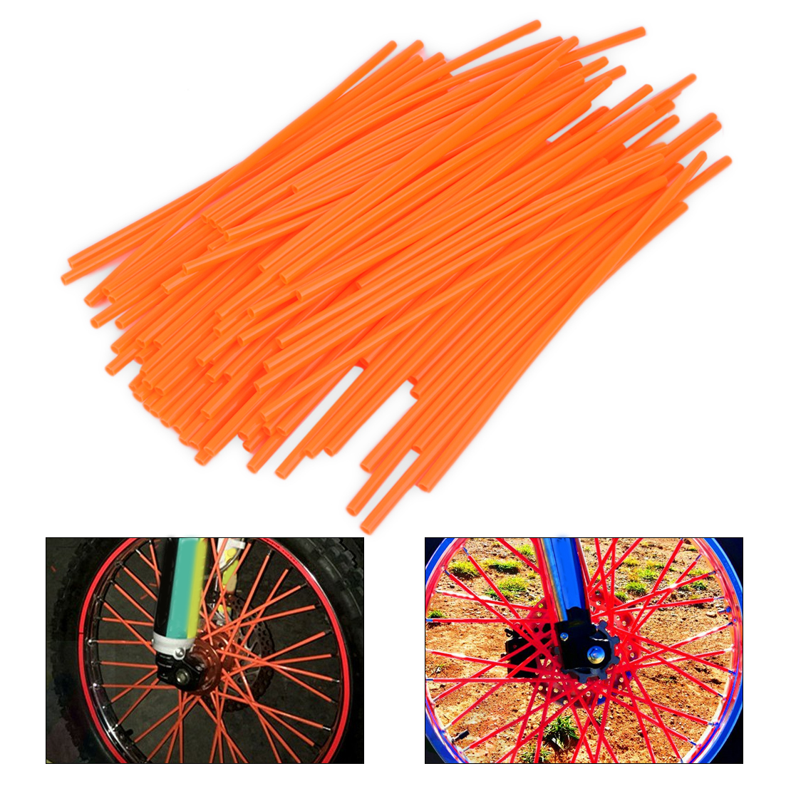 orange spoke covers