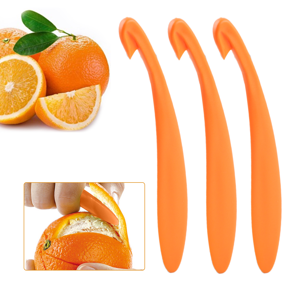 orange fruit peeler