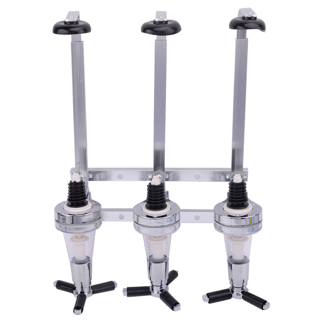 3 botellas Alcohol Licor Dispensador de Vino Sp irit Shot Vertidor Montado en Pared Barra Fiesta